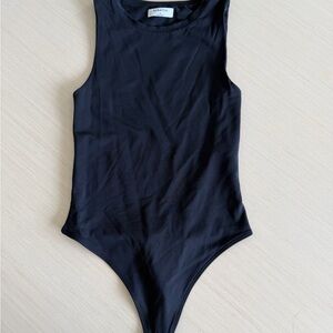 Babaton Black High Neck Bodysuit